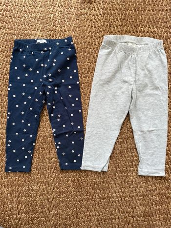 Lot de 2 leggings La Redoute/H&M