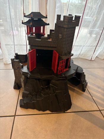Gros lot playmobil samouraïs et forteresse impérial du dragon