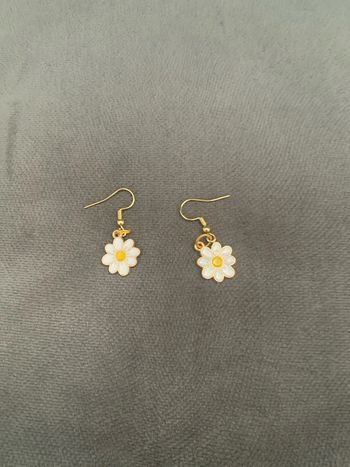 boucles d'oreilles fleurs