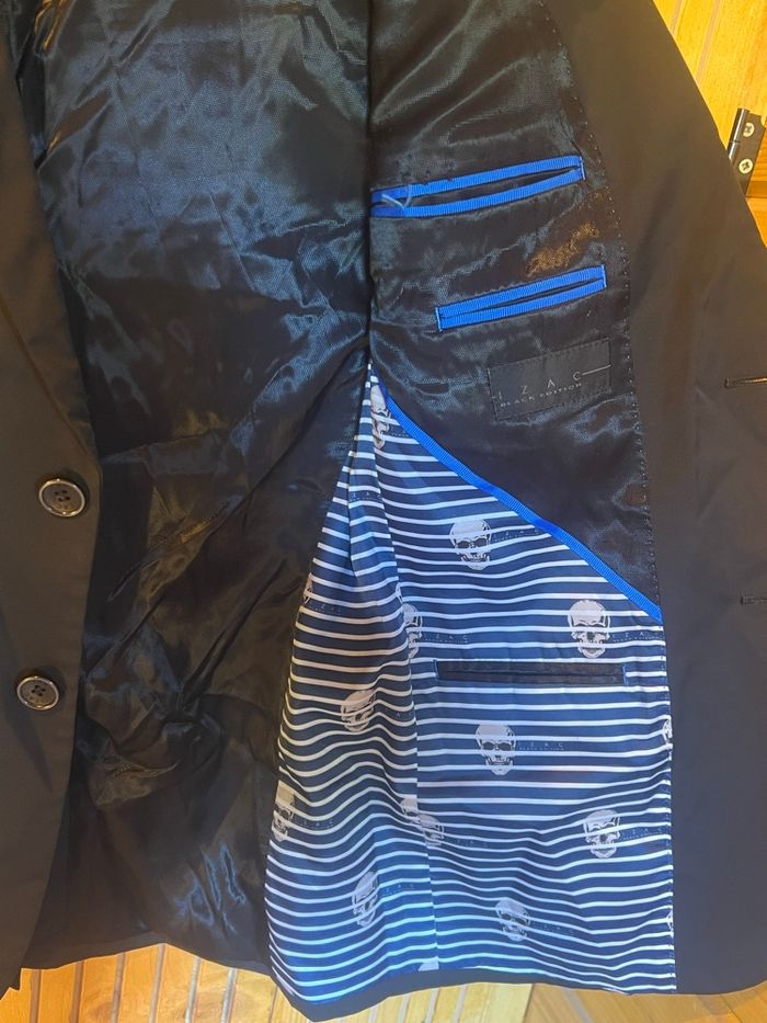 Blazer Veste Homme Izac Black Edition Noir T. 48 - photo numéro 3
