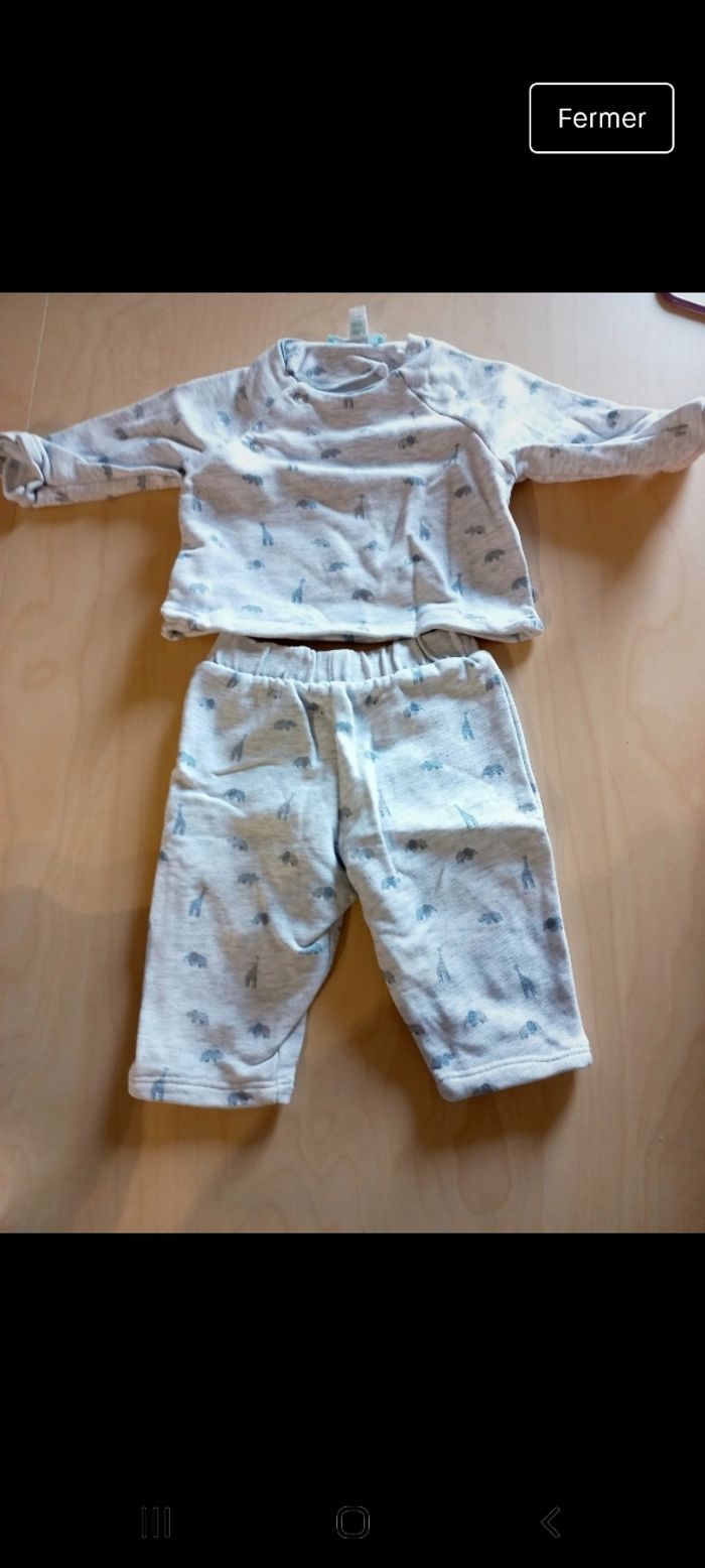 Lot ensemble et salopette