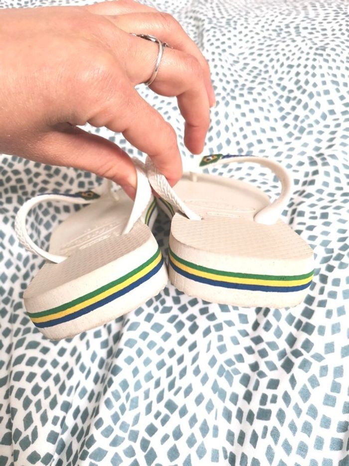 Tong blanche Havaianas enfant - photo numéro 4