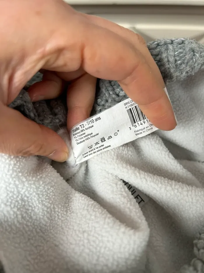Ensemble bonnet et cache cou Monoprix kids 7-8 ans fille - photo numéro 7