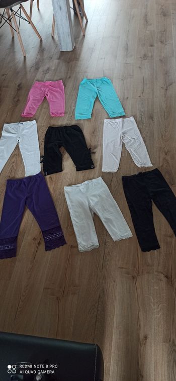 Lot de 8 leggings 10 ans