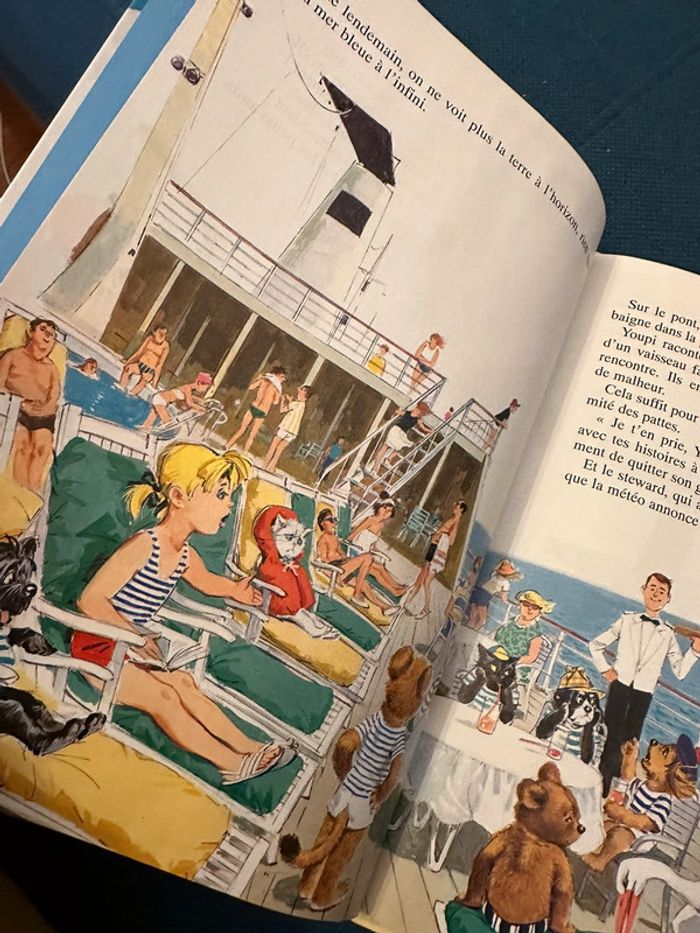 Livre La Croisière de Caroline album Pierre Probst bateau animaux - photo numéro 3
