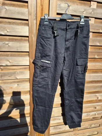 Pantalon cargo noir