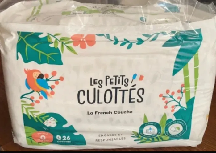 2 paquets de couches