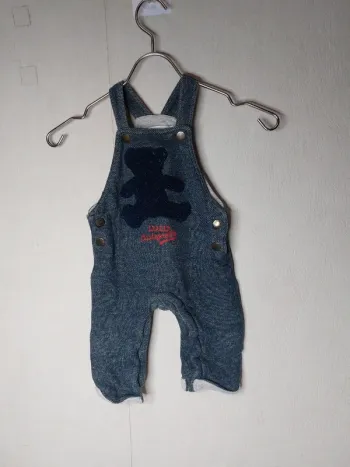 Salopette bleu Lulu castagnette ( Gémo)