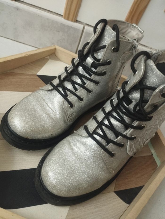 Bottines argentées lelli Kelly 31 - photo numéro 5