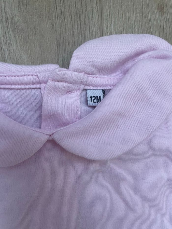 Tee shirt rose 12 mois - photo numéro 3