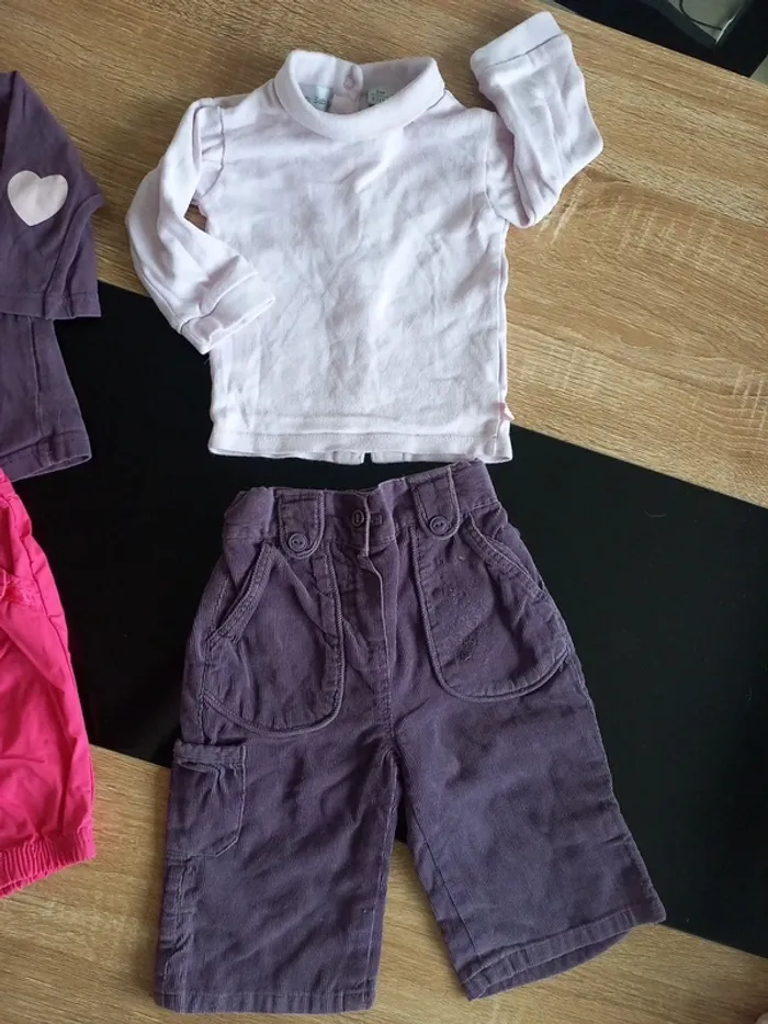 2 ensembles bébé fille 6 mois - photo numéro 3