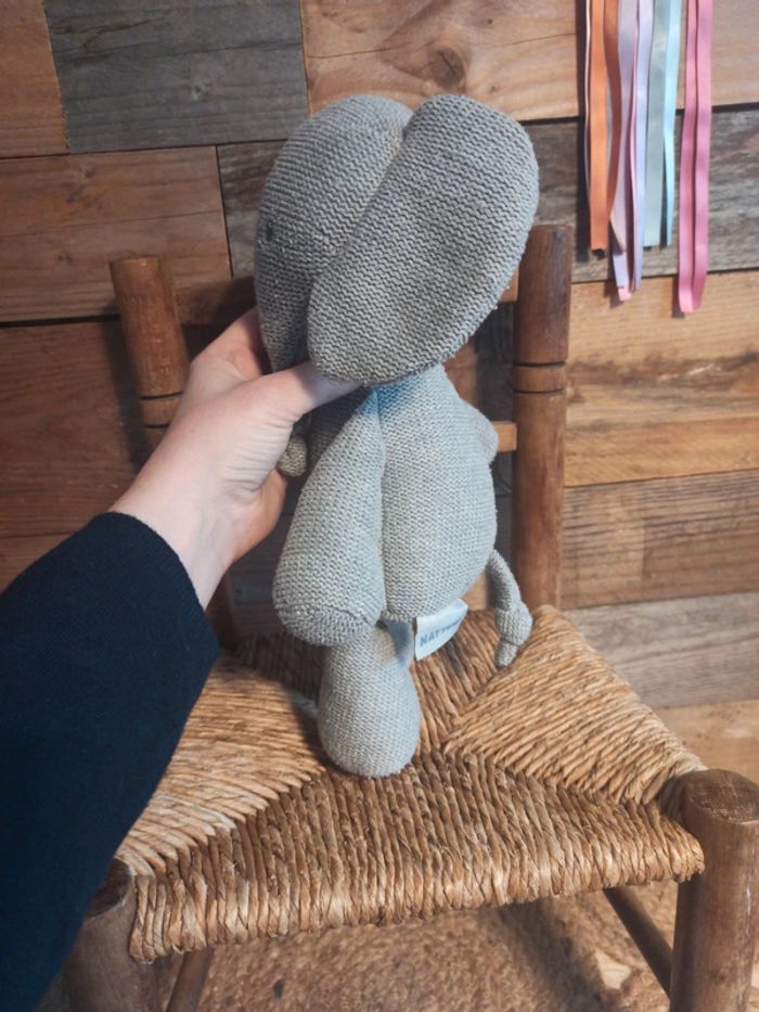 Peluche éléphant tembo tricot Nattou be - photo numéro 5