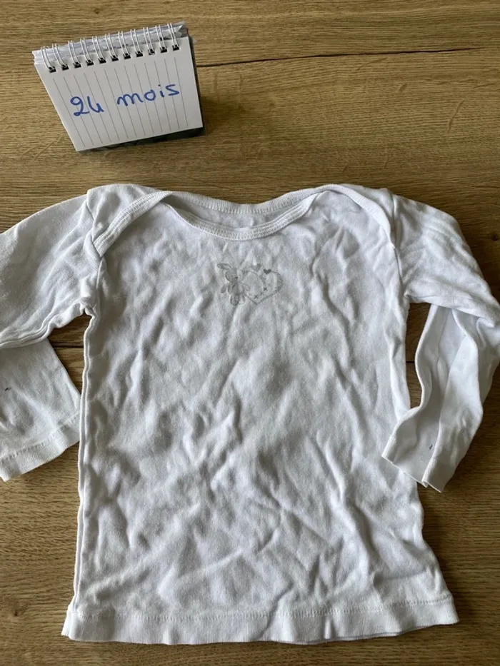 2 maillots de corps 36 mois - photo numéro 3