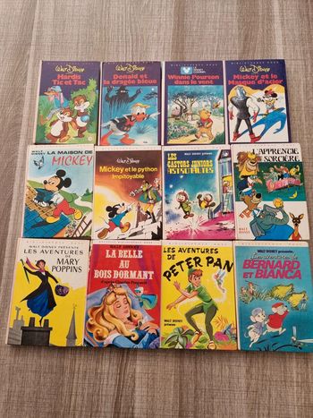 Walt Disney lot de livres vintage