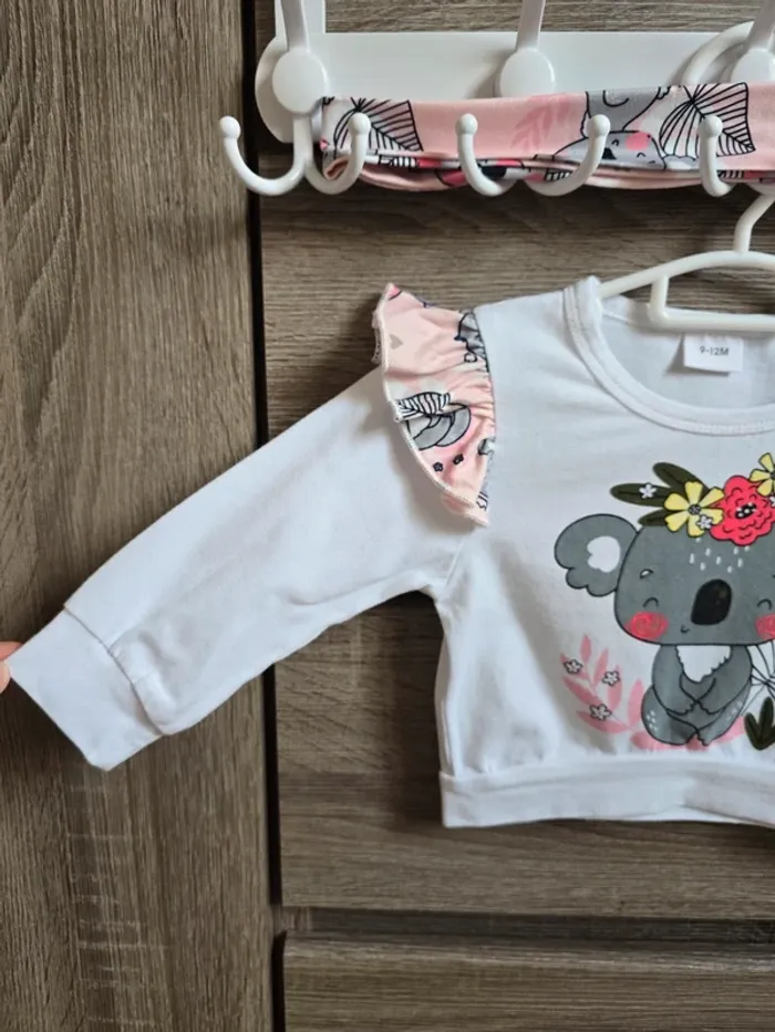 Vêtement Bébé Fille - Ensemble Koala - 9/12 mois - photo numéro 3