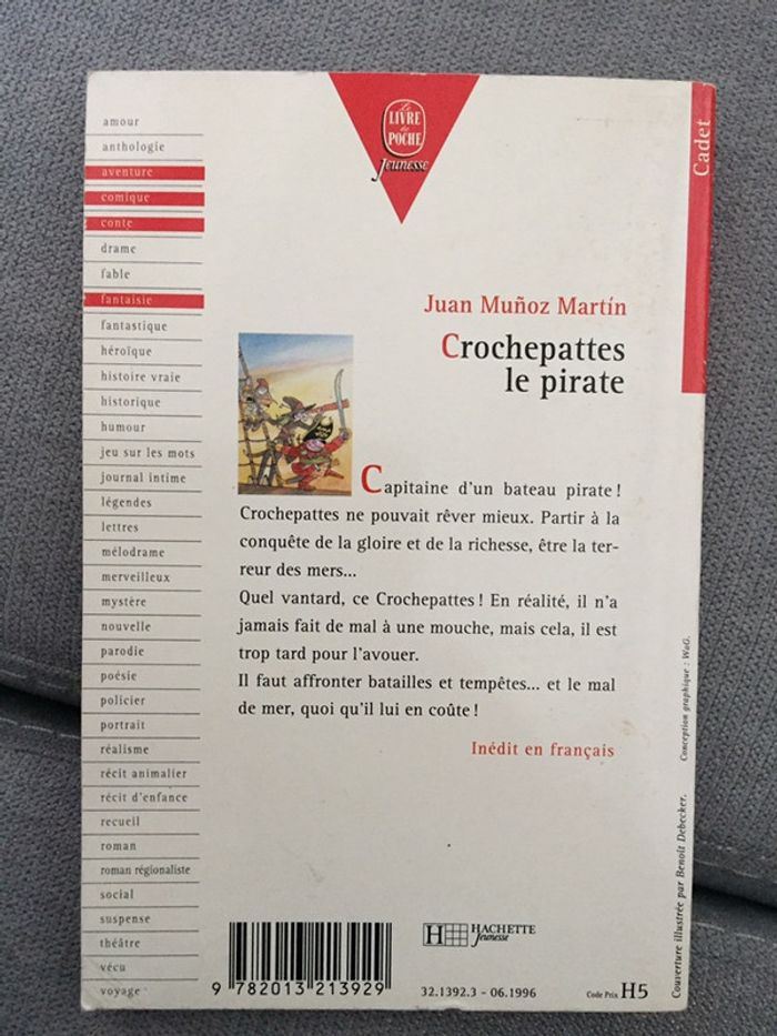 AA25-Livre: croche pattes le pirate NEUF - photo numéro 2