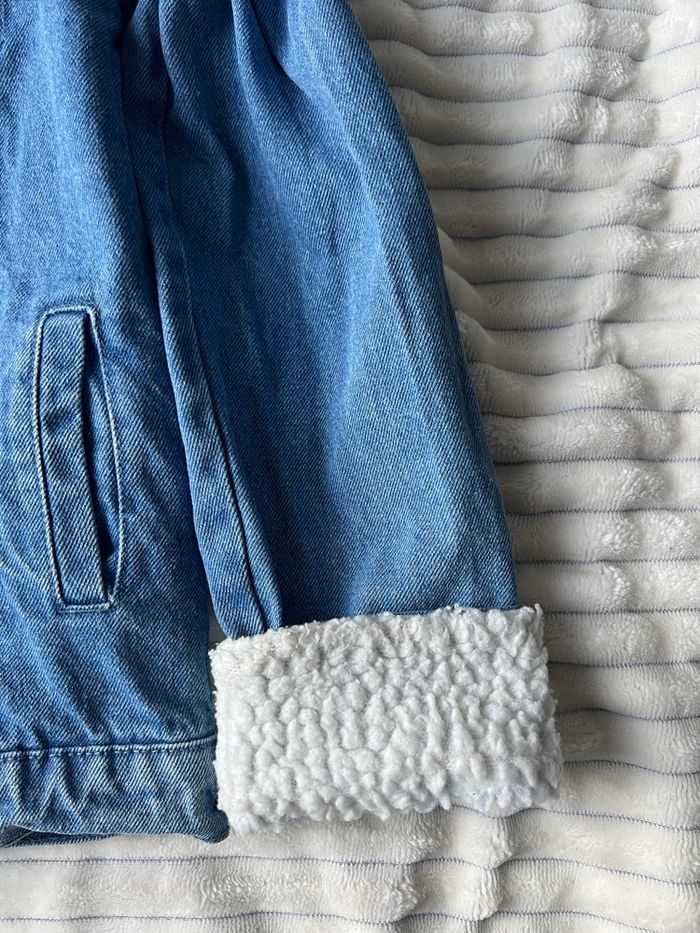 Veste en jean doublée fausse fourrure – La Fabrique des Garçons – Taille 12 ans - photo numéro 5