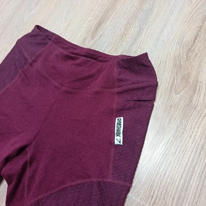 Legging gymshark femme s Bordeaux rose - photo numéro 3
