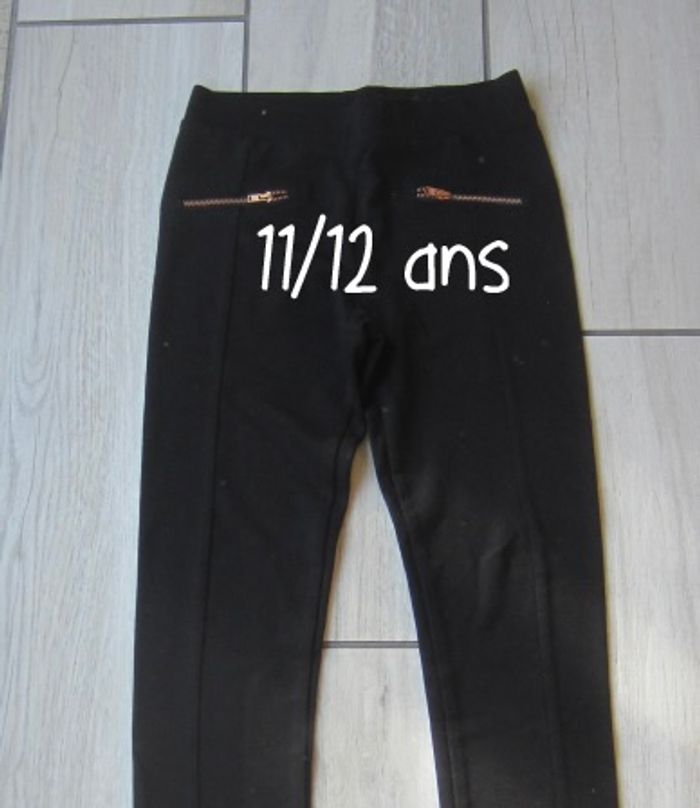 Legging noir 11/12 ans