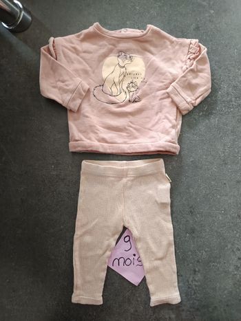 Ensemble sweat et legging Marie 9 mois