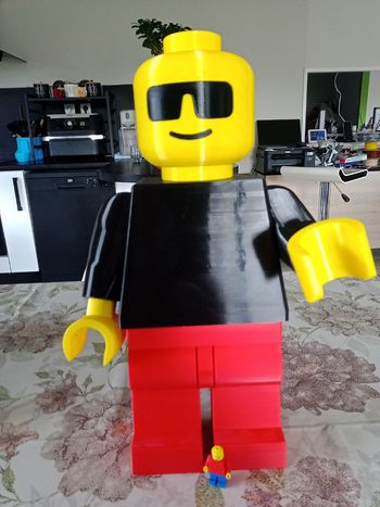 époustouflant objets style lego 40 cm 