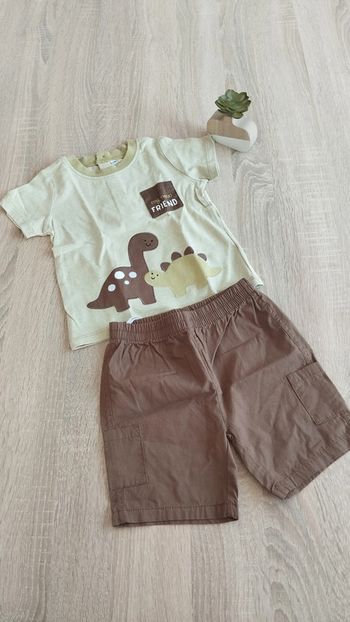 Ensemble été dinosaure