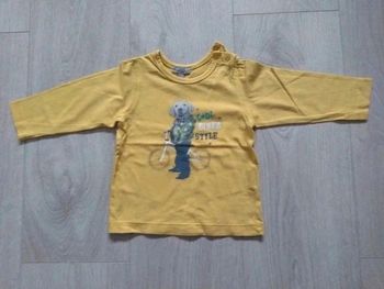 Tee shirt jaune garçon Z Grain de blé 12 mois