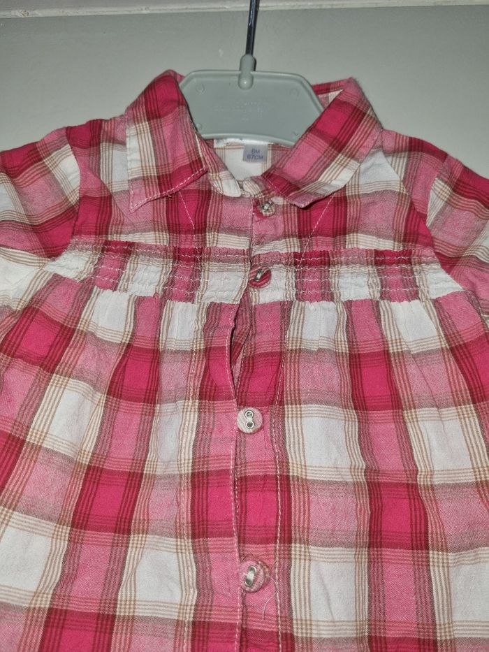 Chemise à carreaux 6 mois TAO - photo numéro 3