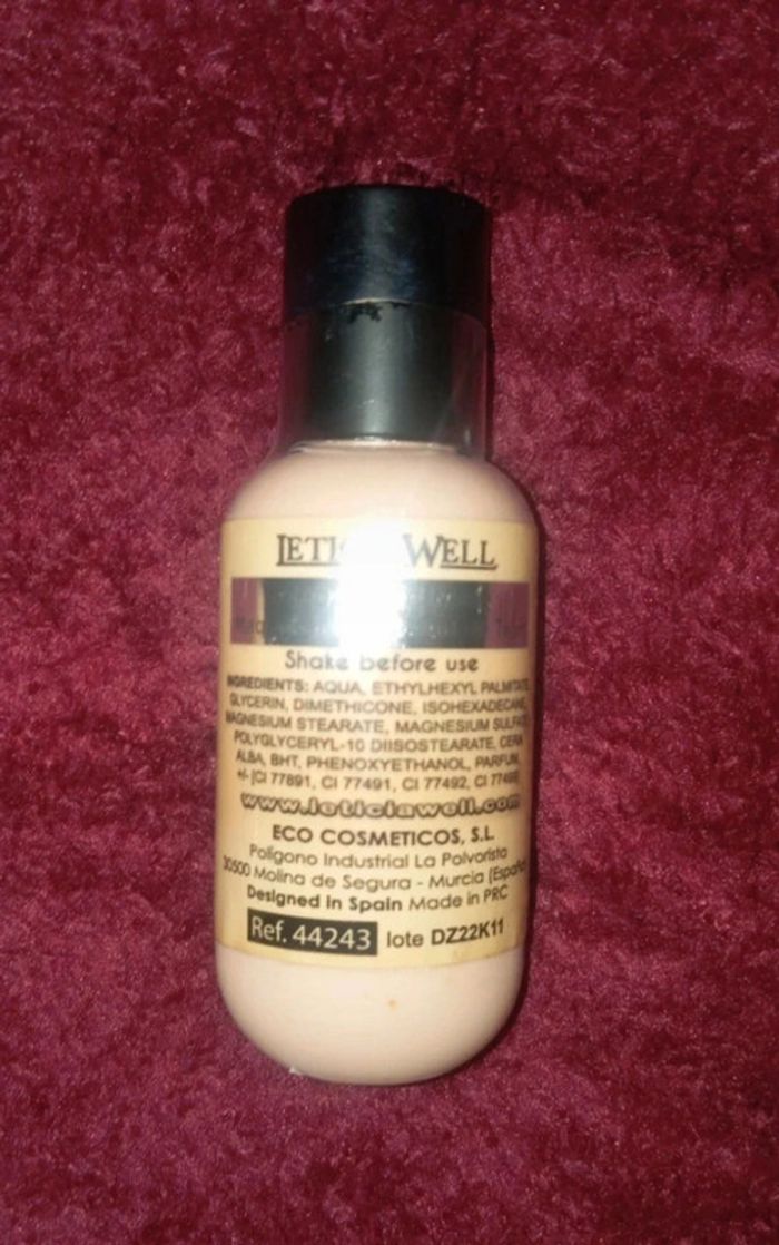 Lot de 3 fond de teint Finish Matte SPF15 de Leticia Well - photo numéro 3