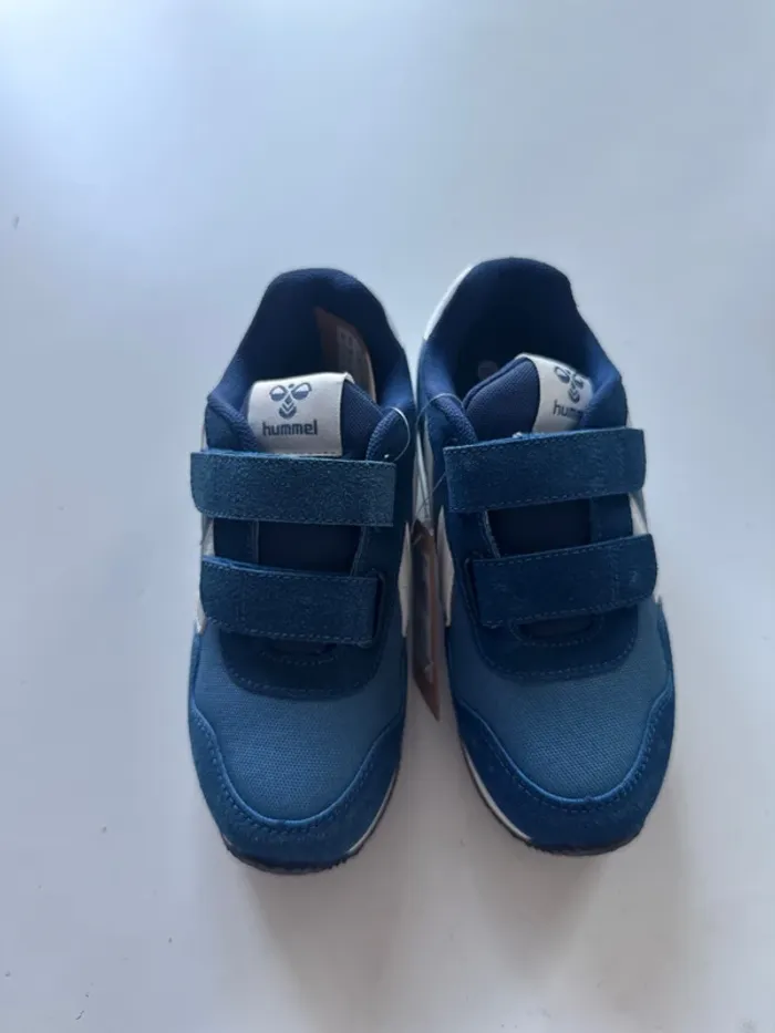 Baskets Hummel bleues et blanches – Taille 33 – Neuves étiquette - photo numéro 5