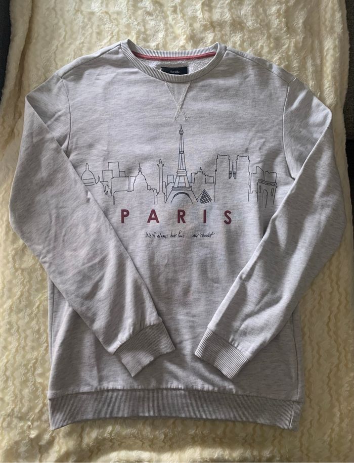 Pull gris bershka