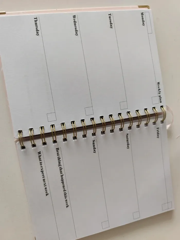 Carnet agenda planner sans date jamais servi - photo numéro 5