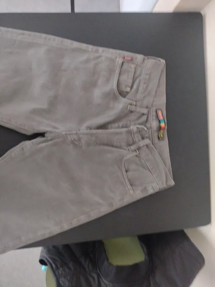 Jean droit Liberto gris – Taille W28 L34 – Excellent état - photo numéro 4