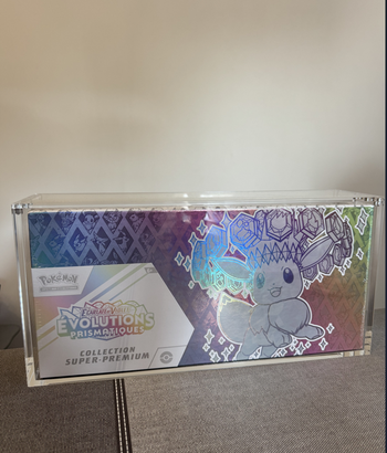 Protection acrylique pour coffret collection super premium prismatiques