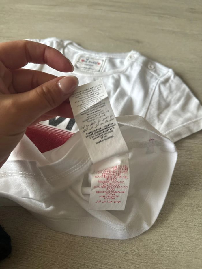 T-shirt fille Lévis 24mois coeur authentique - photo numéro 6