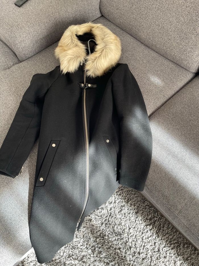 Manteau noir mango - photo numéro 2