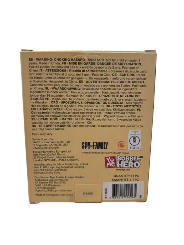 Figurine Bobble Head Hero Spy X Family Anya Forger N•5 Yu-Me neuf - photo numéro 2