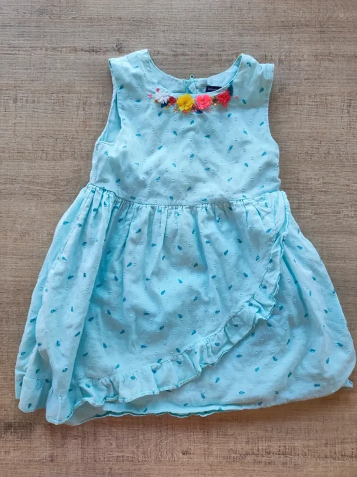 Robe turquoise