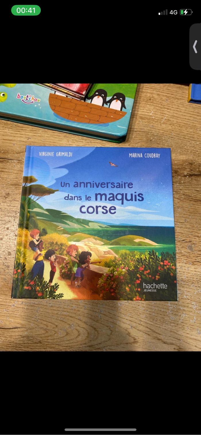 Livre un anniversaire dans le masquas corse