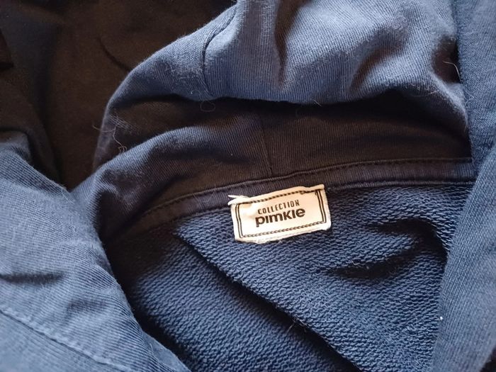 Sweat bleu à capuche - photo numéro 6