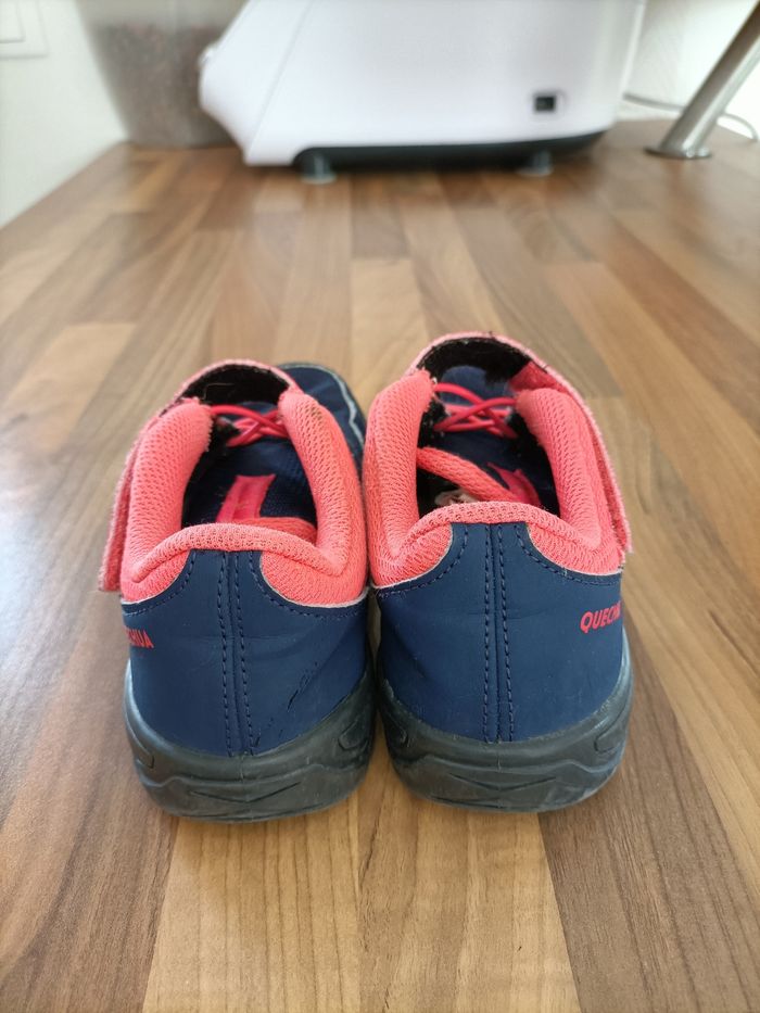 Chaussures de randonnée bleu et rose Quechua 31 - photo numéro 7
