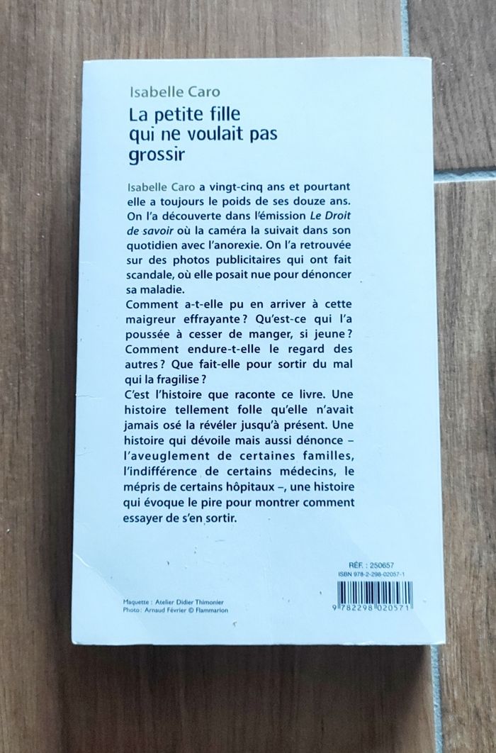 La petite fille qui ne voulait pas grossir - photo numéro 2