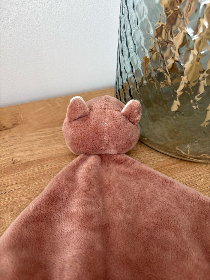 Doudou renard hochet fleuri - photo numéro 3