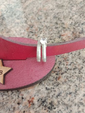 Bague de fiançailles neuve taille 54