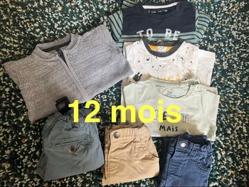 Lot vêtements 12 mois