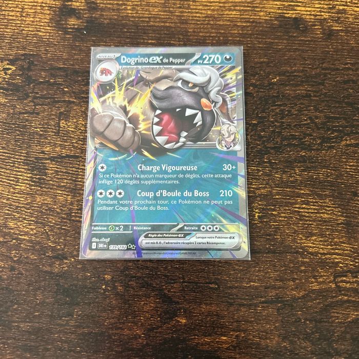 Carte Pokémon Dogrino Ex