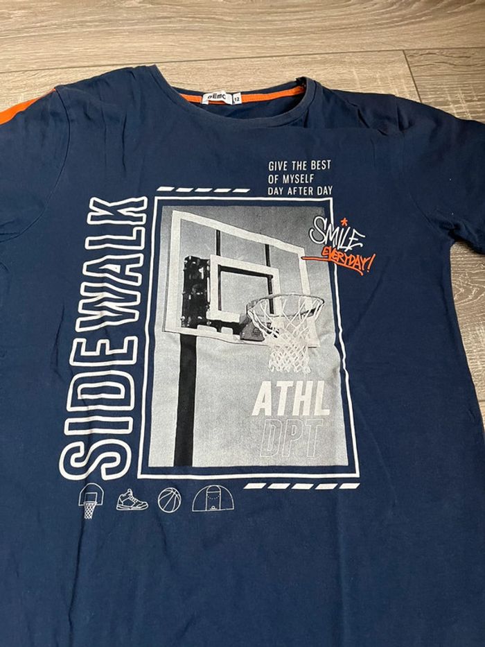 T-shirt manches courtes garçon 12 ans - photo numéro 2