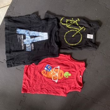 Lot de trois maillots sans manches