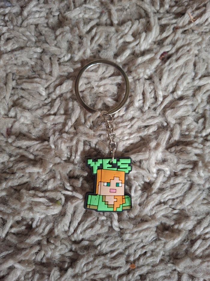 Porte clé minecraft