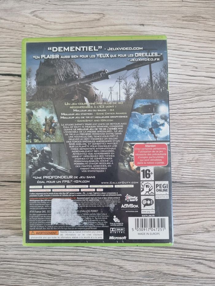 JeuCodModernWarfareXbox360 - photo numéro 3